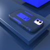 For iPhone 12 Magnetic Holder Phone Case(Sapphire Blue + Dark Blue)