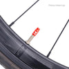 10 PCS EVERD ZH419 Mountain Road Bike Aluminum Alloy Air Mouth Cap Car Tire Dust Door Cover, Colour: Presta (Black)