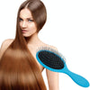 Soft Women Hair Brush Salon Hairstyles Comb Wet Dry Scalp Massage Brushes(Yellow)