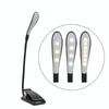8027D-2 7 Beads LED Eye Protection Reading Folding Book Clip Light(Black)
