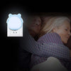 4 PCS Smart Light Control LED Bedroom Mini Night Light Energy-Saving Bedside Lamp, US Plug(Blue)