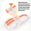 10 PCS Multi-Function Branch Wire Butt Copper Wire Quick Connection Terminal, Model: F12 Blue Handle One in Two Out