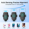 JOYROOM JR-ZS245 Car Air Outlet 15W Wireless Charger Phone Holder(Black)