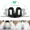150W LED Garage Light Factory Warehouse Folding Four-Leaf Lamp(Warm White Light)