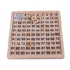Wooden Montessori Teaching Kids Math 1 - 100 Consecutive Numbers Counting Board Plate Toy