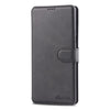 For Galaxy Note 8 AZNS Calf Texture Magnetic Horizontal Flip PU Leather Case with Holder & Card Slots & Photo Frame(Black)