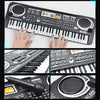 MQ6106 61-Keys Multifunctional Electronic Organ Children Toy with Microphone, Spec: USB Charging