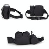 Multifunctional Cycling Sports Waist Bag Casual Water Bottle Satchel(Black)