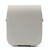 Full Body Camera PU Leather Case Bag with Strap for Fujifilm Instax Square SQ20(White)