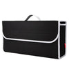 Car Trunk Felt Folding Storage Box Car Finishing Box(Black Large)