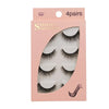 4 Pairs In One Box Handmade Mink False Eyelashes Slender And Long Three-Dimensional Multilayer Eyelashes(G104)