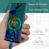 XJ-76 40W 5A 3 in 1 USB to 8 Pin + Type-C + Micro USB Super Flash Charging Cable, Length: 1.18m(Black)