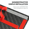 For Tesla Model 3 / Y Carbon Fiber Center Panel Protective Film Anti-Scratch Car Interior(Light)