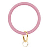SiB005 Large Round Silicone Bracelet Keychain Outdoor Sports Silicone Bracelet(Sakura Pink)
