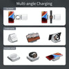 3 in 1 Wireless Charging Station Magnetic Foldable Travel Fast Charger for iPhone 15/14/13/12 Series / AirPods / iWatch(White)