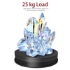30cm Electric Rotating Turntable Display Stand  LED Light Video Shooting Props Turntable, Power Plug:110V US Plug(Black)