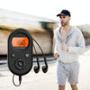 M01 Mini Portable Rechargeable FM / AM Radio With Backlight(Black)