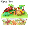 213 40pcs /Box Children Dinosaur Building Block Paradise Large Particle Assembly Household Toys