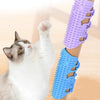 Cat Self Groomer Brush, Purple - Table Leg Mount