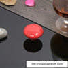 38mm Modern Literary Color Glazed Ceramic Cabinet Drawer Handle(Red)