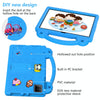 For TCL Tab 10 Gen2 10.36 2023 Handle Kickstand Children EVA Shockproof Tablet Case(Sky Blue)