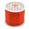 2 PCS 50m/bag 0.5mm Round Elastic Cord Beading Stretch Thread/String/Rope for Necklace Bracelet Jewelry Making(red)