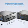GK3V Pro Windows 11 Pro Mini PC, Intel Celeron N5105 CPU, Memory:8GB+256GB(EU Plug)