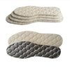 1 Pair Men And Women Wool Warm Insole Aluminum Film Insulation Sports Shock Insoles, Size:L(42-45)(Beige)