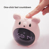 Elf Mouse Alarm Clock Countdown Learning Time Management Student And Child Cartoon Clock(Blue)