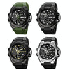SKMEI 2031 Dual Movement Multifunctional Waterproof Outdoor Sports Watch(Black Gold)