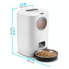 4.5L Automatic Pet Feeder | Timer, 4 Meals/Day | Cat & Dog