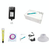Hand-held 3D Printing Pen, US Plug(Yellow)