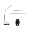 2 PCS Flexible Adjustable Portable Bedroom Reading Desk Lamp LED Night Light for Children(White)