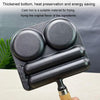 2 In 1 Multifunctional Frying Pan Breakfast Pan Household Cast Iron Roasting Sausage Skillet(Frying Egg Model)