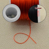 2 PCS 50m/bag 0.5mm Round Elastic Cord Beading Stretch Thread/String/Rope for Necklace Bracelet Jewelry Making(red)