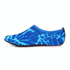 3mm Non-slip Rubber Embossing Texture Sole Figured Diving Shoes and Socks, One Pair, Size:XXXL (Blue)