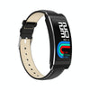 K7 1.14 inch TFT Screen Smart Call Bracelet, BT Call / Heart Rate / Blood Pressure / Blood Oxygen, Strap:Leather Strap(Black)