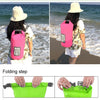 Outdoor Waterproof Dry Dual Shoulder Strap Bag Dry Sack, Capacity: 15L (Yellow)