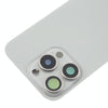iPhone 16 Pro Glass Back Cover with Lens & MagSafe (Silver)