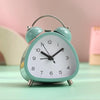 Student Metal Retro Digital Alarm Clock With Light(Green)