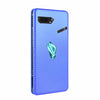 For Asus ROG Phone II Carbon Fiber Texture Horizontal Flip TPU + PC + PU Leather Case with Card Slot(Blue)