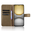 For Realme C75 4G Diamond Texture Leather Phone Case(Brown)