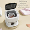 Small Portable Folding Multifunctional Underwear Washing Machine, Color: 40W Purple(EU Plug)