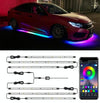 Car Modification Symphony Voice Control LED Chassis Lights, Specification:4 x 60cm + 2 x 120cm