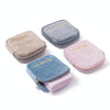 Plush Cloth Sanitary Napkin Storage Bag Sanitary Pad Storage Bag(Gray)