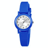 SKMEI 1659 Thin PU Leather Strap Small Dial Quartz Watch for Ladies(Blue)