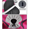 Dog Carrier Backpack, Front Facing, Rose Red, Large (25kg)