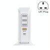 PD-36W PD3.0 + QC3.0 4-port USB Mobile Phone Charging Sailboat Multi Port Charger, UK Plug