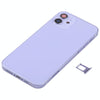 iPhone 12 Purple Battery Back Cover w/Keys, Card Tray & Flex Cable