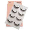 4 Pairs In One Box Handmade Mink False Eyelashes Slender And Long Three-Dimensional Multilayer Eyelashes(G104)